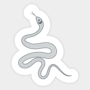 Hand Drawn Mystical Snake Sticker